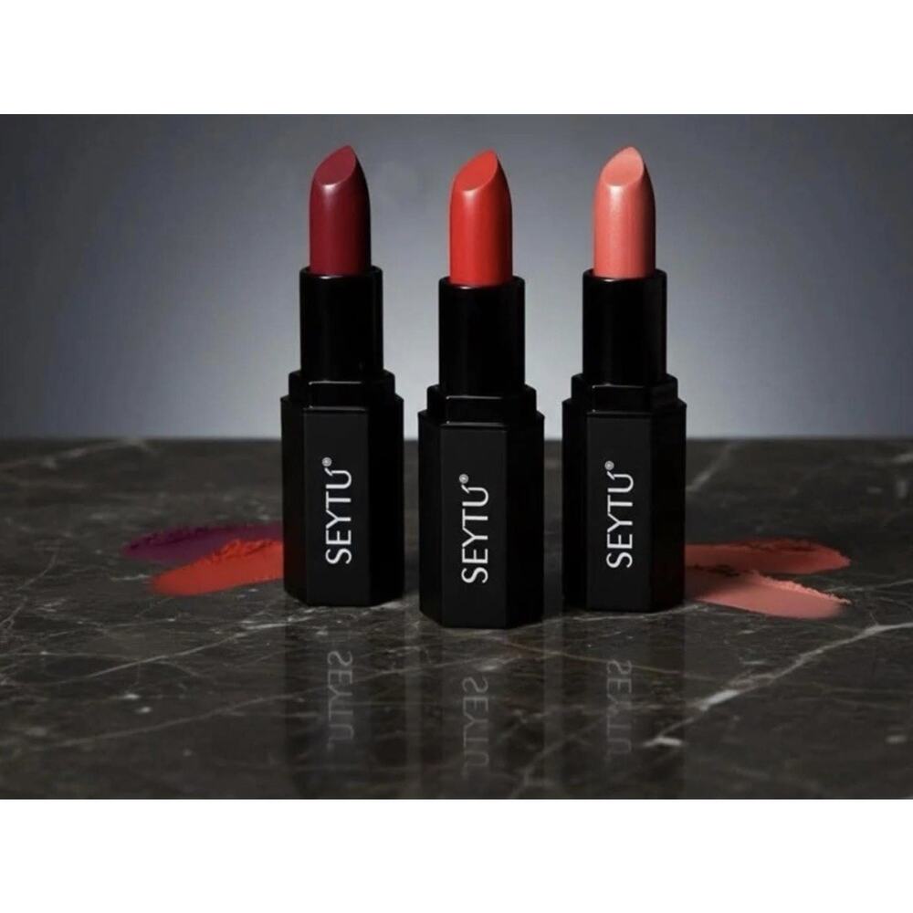 Lipstick Moisturizing Long Lasting SEYTU Red | Creamy Matte Lip Color NEW